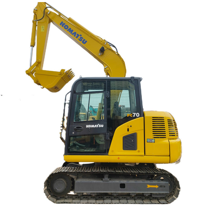 PC70 KOMATSU usou Mini Excavator Mini Crawler Excavator Agriculture de 6,5 toneladas