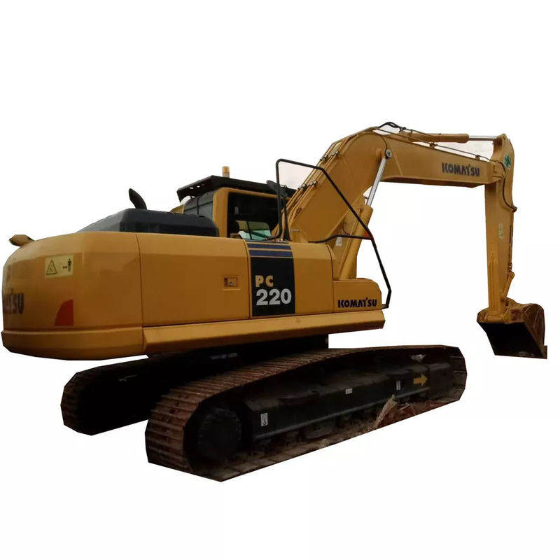 KOMATSU Pc220 usou a máquina escavadora de KOMATSU 22 toneladas de máquina escavadora pequena da esteira rolante da origem de Japão
