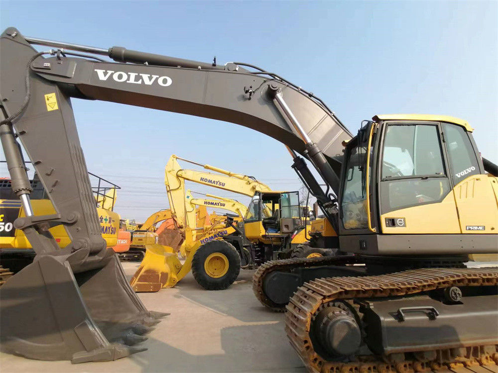 Máquina escavadora usada hidráulica da esteira rolante do tipo sueco de Volvo Ec 480 da máquina escavadora de Volvo grande 48 toneladas