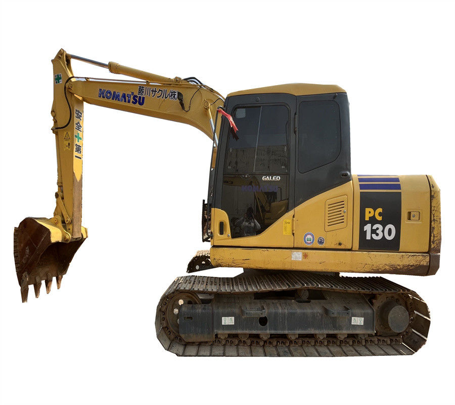 13 máquina escavadora usada do Backhoe de Ton Hydraulic Mini Crawler Excavator KOMATSU PC130-7