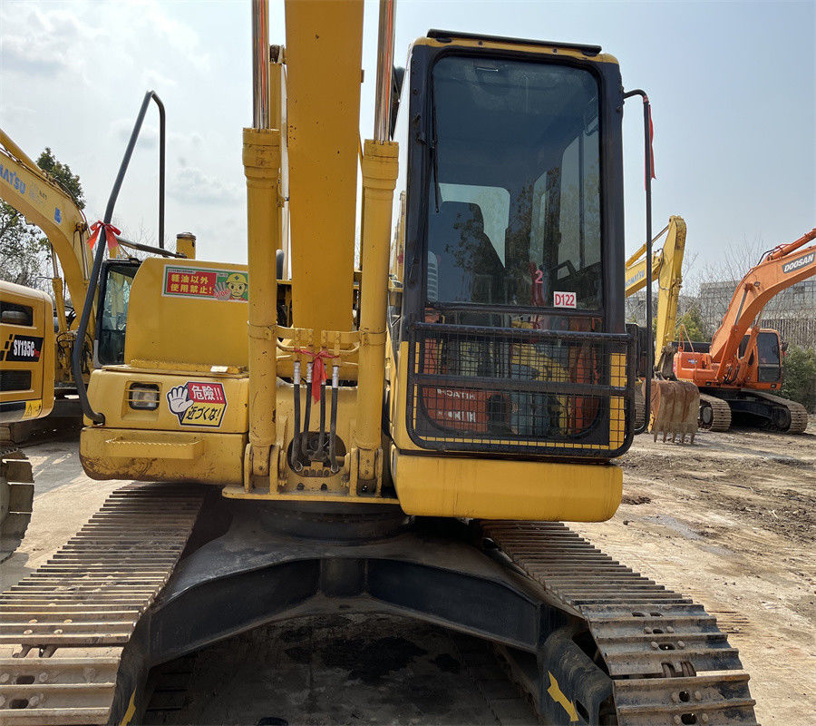 13 máquina escavadora usada do Backhoe de Ton Hydraulic Mini Crawler Excavator KOMATSU PC130-7