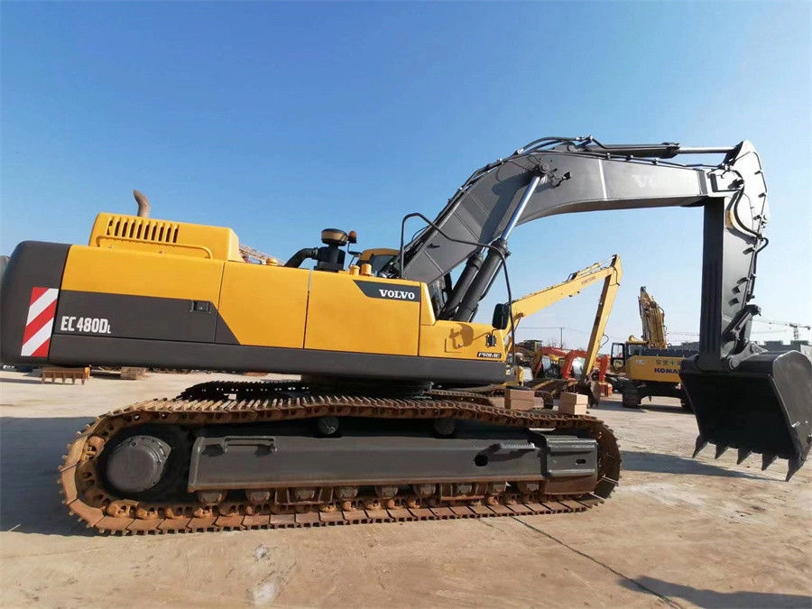 Tipo sueco máquina escavadora usada de Volvo Ec480 48 de grande toneladas máquina escavadora da esteira rolante