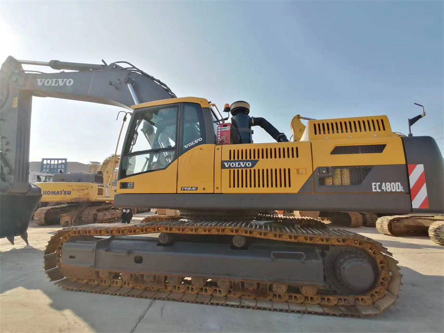 Tipo sueco máquina escavadora usada de Volvo Ec480 48 de grande toneladas máquina escavadora da esteira rolante