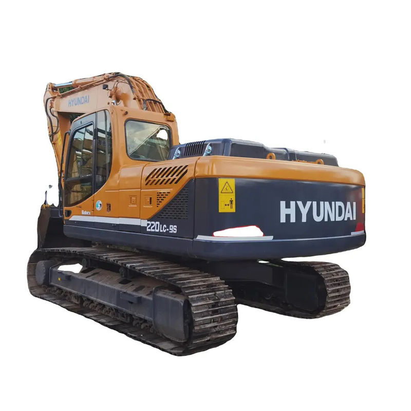 Coreia usou o peso de trabalho da máquina escavadora 220lc-9s de Hyundai 22 toneladas de máquinas escavadoras da esteira rolante