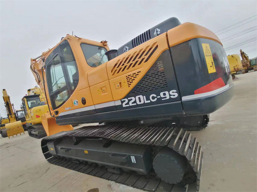Coreia usou o peso de trabalho da máquina escavadora 220lc-9s de Hyundai 22 toneladas de máquinas escavadoras da esteira rolante