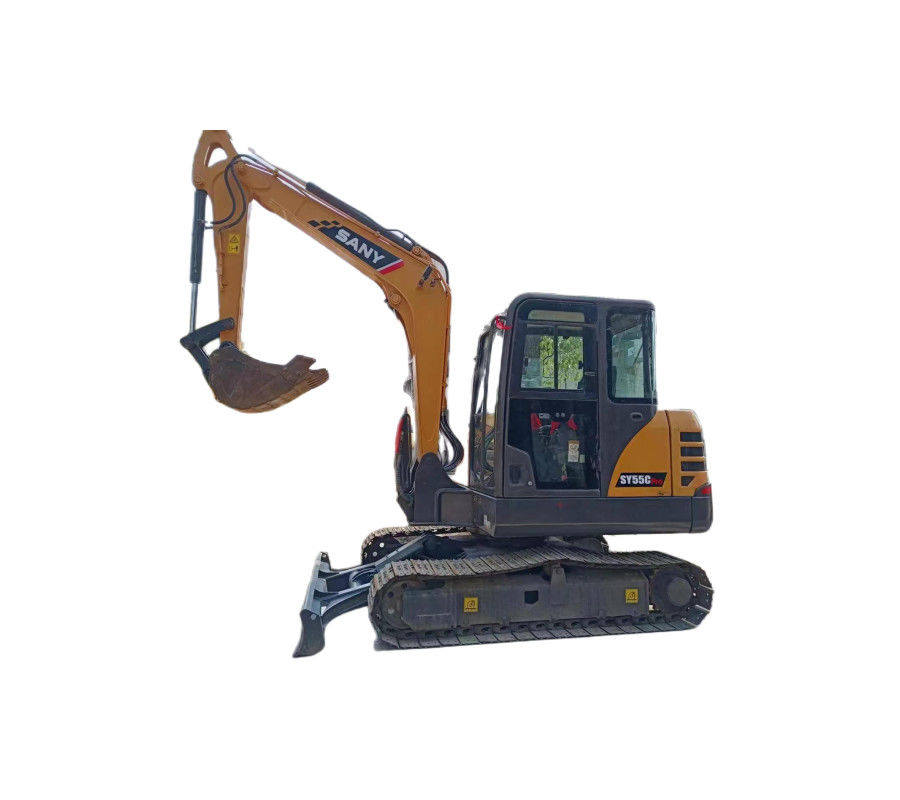 SY55C usou a máquina escavadora Mini Digger Excavator da máquina escavadora SANY SY75C Midi de Sany