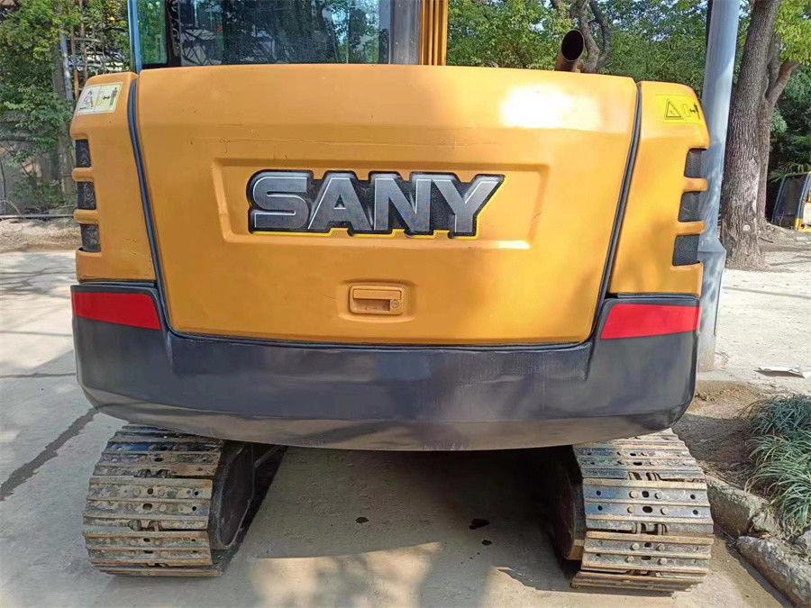 SY55C usou a máquina escavadora Mini Digger Excavator da máquina escavadora SANY SY75C Midi de Sany