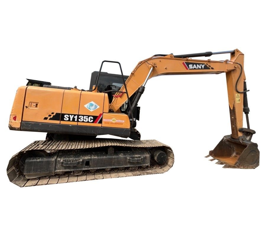 13 máquina escavadora hidráulica da esteira rolante do Backhoe de Ton Mini Used Sany Excavator SANY SY135C