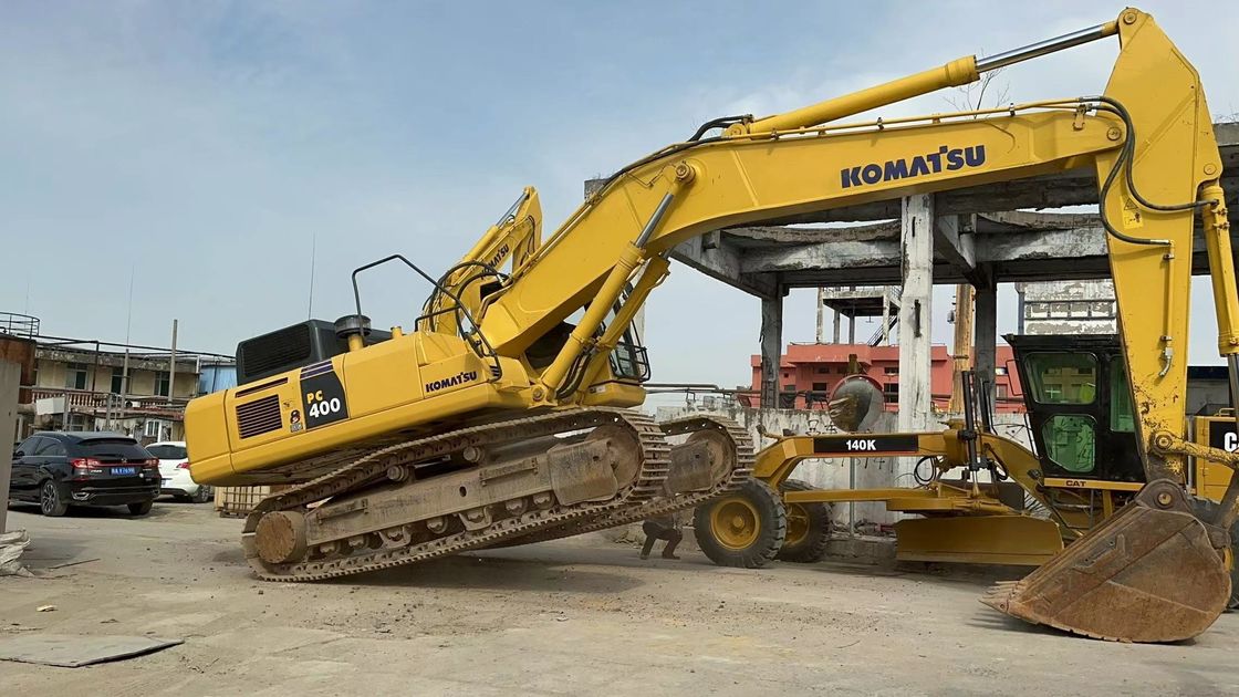 40 máquina escavadora de KOMATSU PC400 8 da esteira rolante de Ton Used Komatsu Excavator Hydraulic grande
