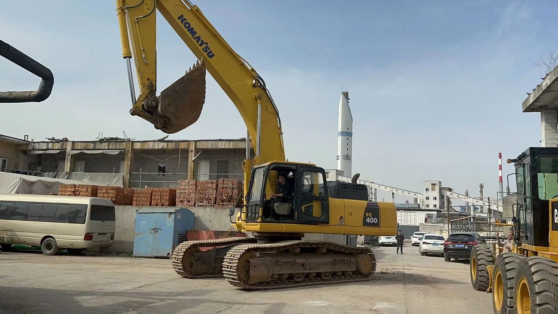 40 máquina escavadora de KOMATSU PC400 8 da esteira rolante de Ton Used Komatsu Excavator Hydraulic grande
