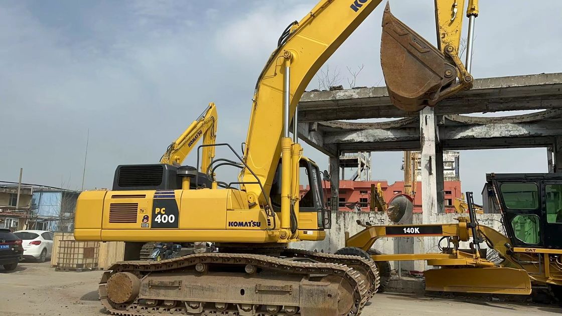 40 máquina escavadora de KOMATSU PC400 8 da esteira rolante de Ton Used Komatsu Excavator Hydraulic grande