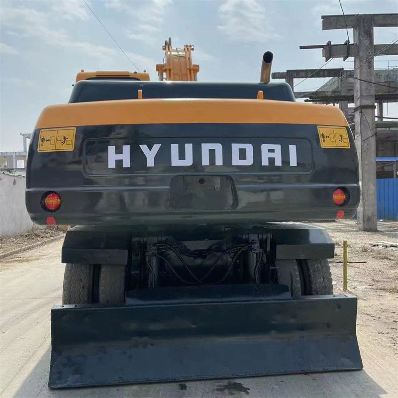Peso de funcionamento do dever de Limited Sites Heavy da máquina escavadora da roda de R210W 9 Hyundai de 22 toneladas