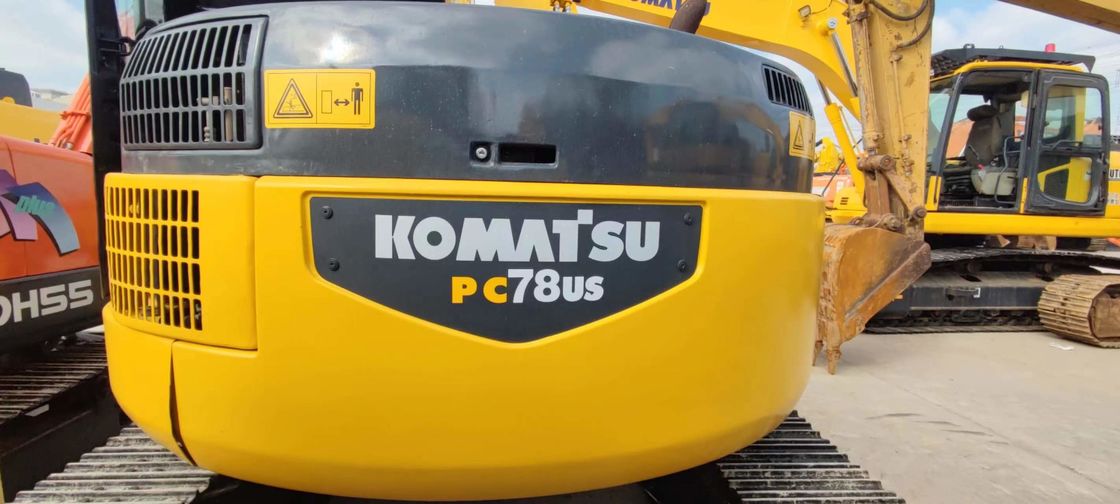 KOMATSU PC78US 6 usou Mini Excavator 7 Ton Second Hand Crawler Excavator
