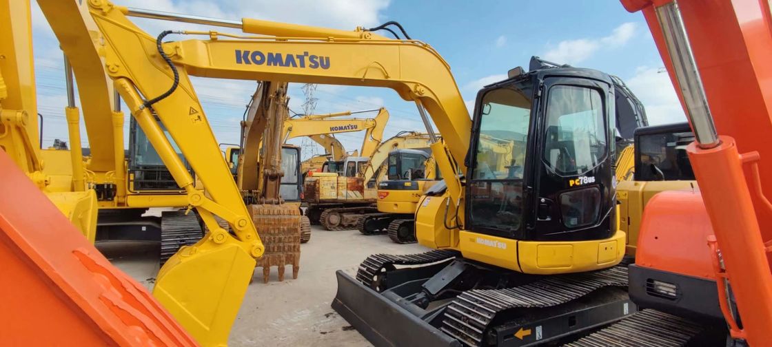 KOMATSU PC78US 6 usou Mini Excavator 7 Ton Second Hand Crawler Excavator