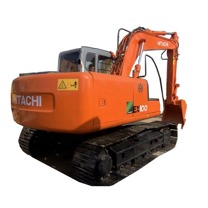Máquina escavadora hidráulica usada da mão da máquina escavadora EX100 5 Midi segundo de Hitachi de 10 toneladas