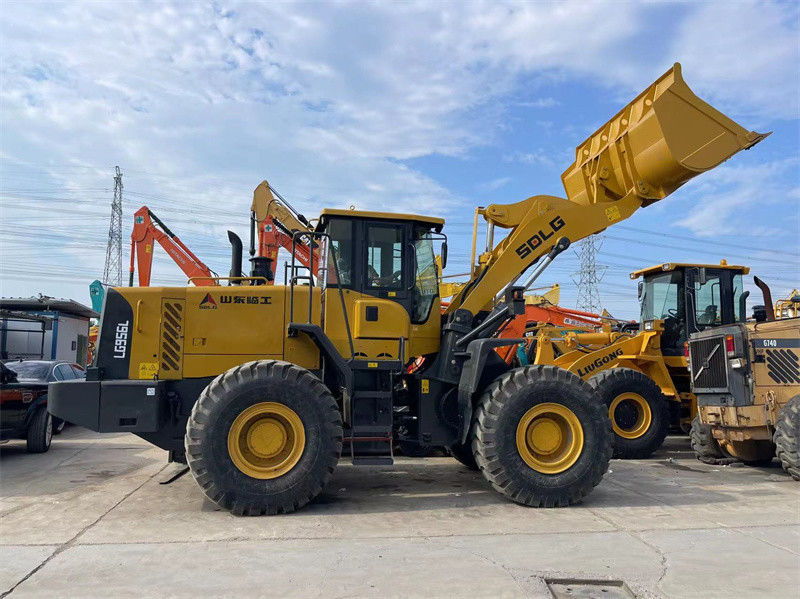 A origem SDLG LG956L de China usou o carregador da roda com 17000 - 17250Kg Front End Loader
