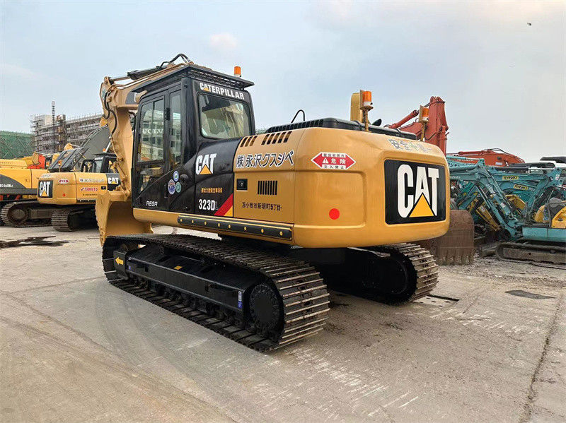 23 Ton Used Cat Crawler Excavator 323D usaram Caterpillar 320 a máquina escavadora 323 325 330