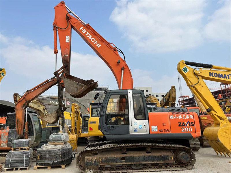 A pintura original Hitachi ZX200 Zaxis200 usou a máquina escavadora Inject Engine da esteira rolante de 20 toneladas