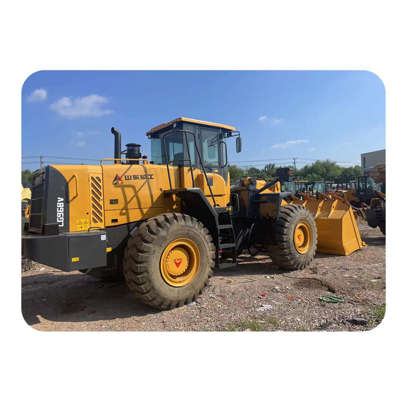 China Origem SDLG LG968V Carregador de rodas usado 6 toneladas Carregador frontal usado