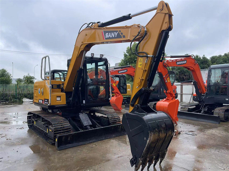 Sany SY75C Pro Mini Excavator Usado de segunda mão 7.5 Ton Sany Mini Digger