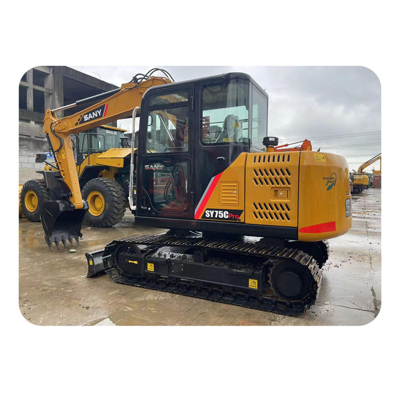 Sany SY75C Pro Mini Excavator Usado de segunda mão 7.5 Ton Sany Mini Digger