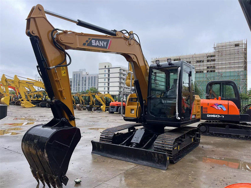 Sany SY75C Pro Mini Excavator Usado de segunda mão 7.5 Ton Sany Mini Digger