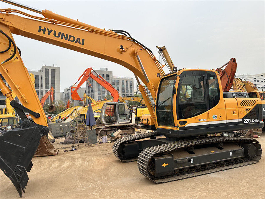 Hyundai 220 Excavator Hydraulic Crawler Original Produzido na Coreia R220lc 9s