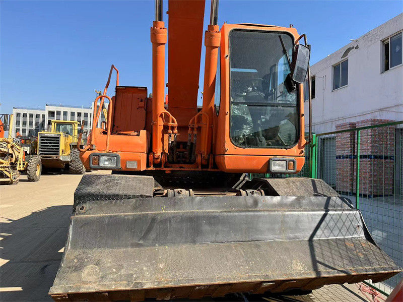 Excavadora de rodas Doosan DH210W original usada Excavadora de rodas Doosan de 21 toneladas usada
