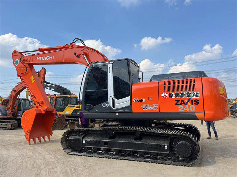 Excavadora usada Hitachi ZX240 Original Excavadora usada Japão 24 toneladas