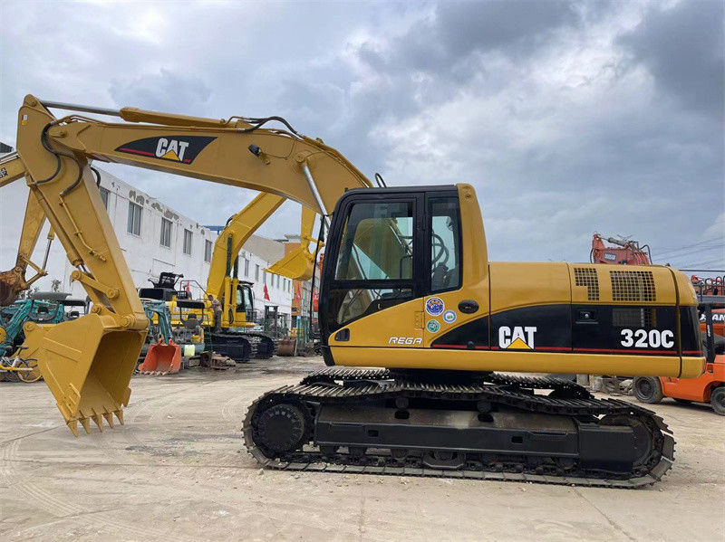 Excavadora CAT 320C original usada de segunda mão Excavadora Caterpillar 320 320D 320GC
