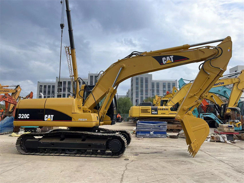 Excavadora CAT 320C original usada de segunda mão Excavadora Caterpillar 320 320D 320GC