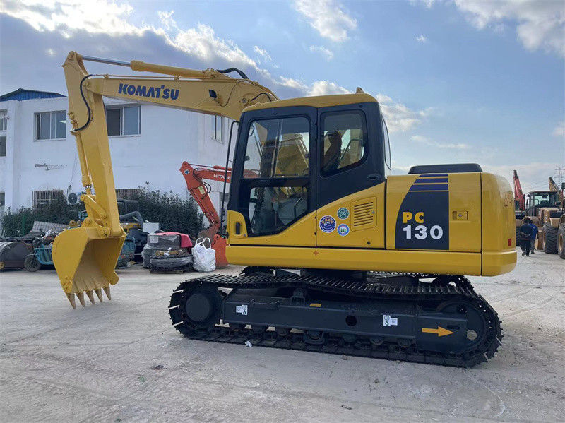 Origem Japão Excavadora Komatsu Usada de segunda mão Excavadora Komatsu PC130 Crawler