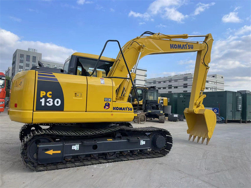 Origem Japão Excavadora Komatsu Usada de segunda mão Excavadora Komatsu PC130 Crawler