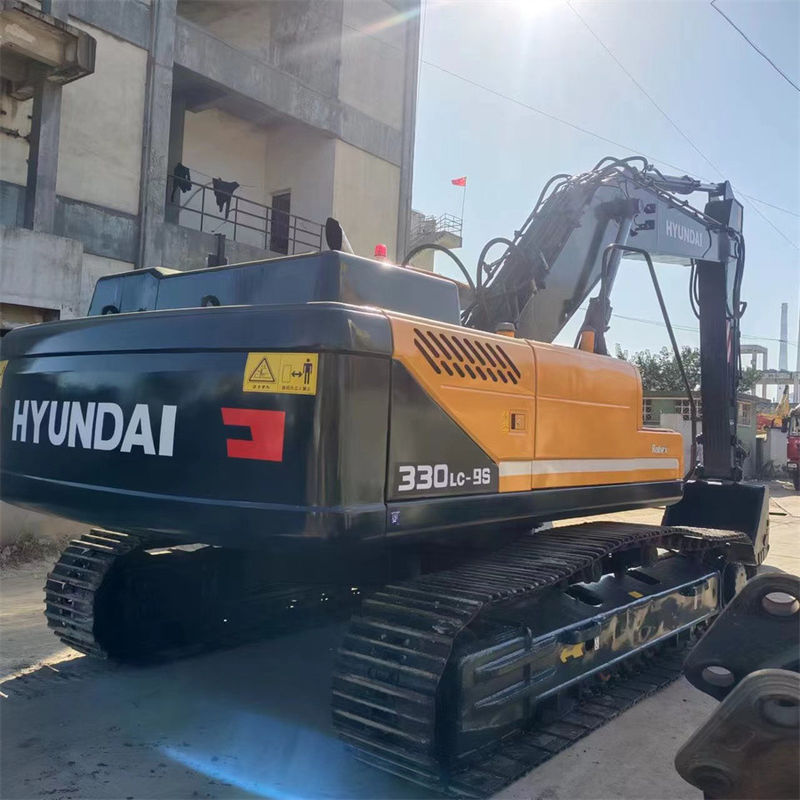 Grande tamanho 33 toneladas 330LC Excavadora hidráulica usada Pesada para construção