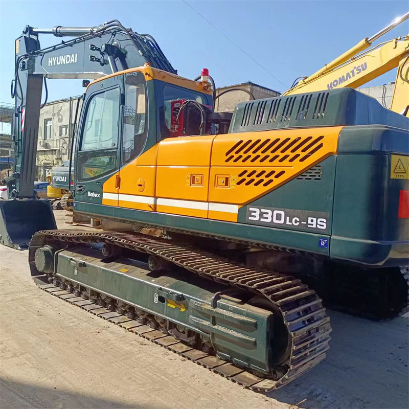 Grande tamanho 33 toneladas 330LC Excavadora hidráulica usada Pesada para construção