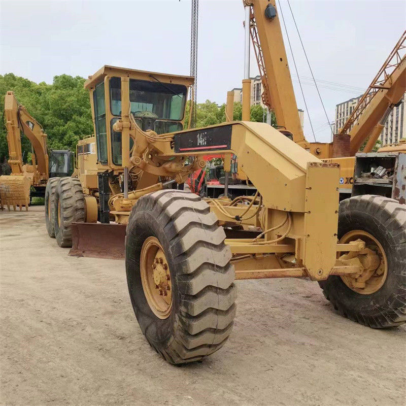America Origin Caterpillar CAT 14H Motor Grader para Construção Rodoviária Remover Neve