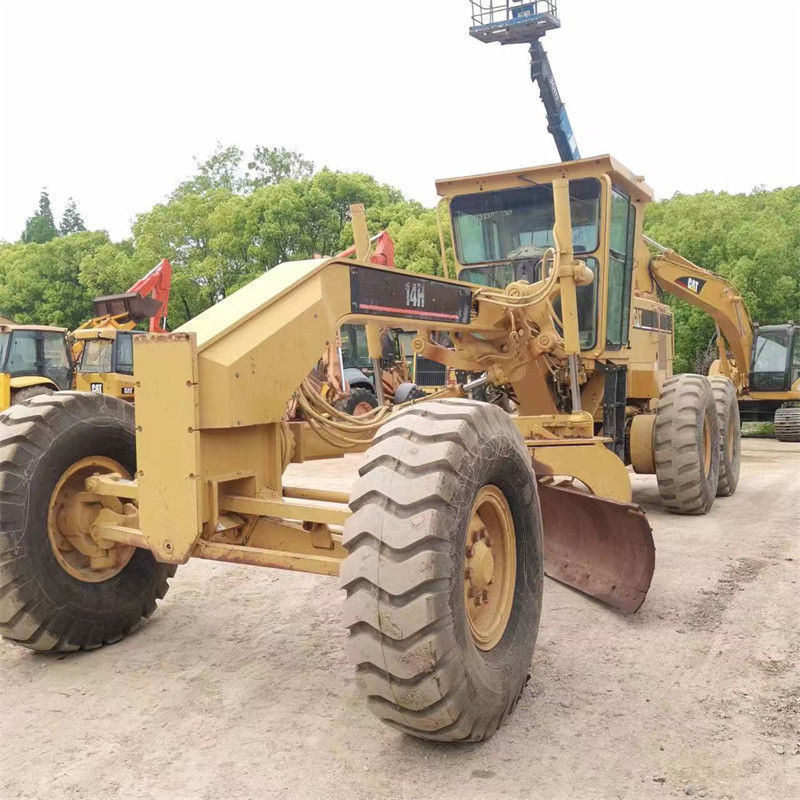 America Origin Caterpillar CAT 14H Motor Grader para Construção Rodoviária Remover Neve