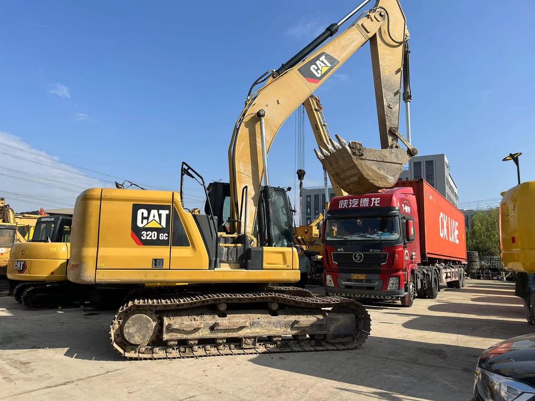 Excavadoras CAT 320gc originais usadas de 20 toneladas Excavadoras de tipo crawler CAT 320 médias
