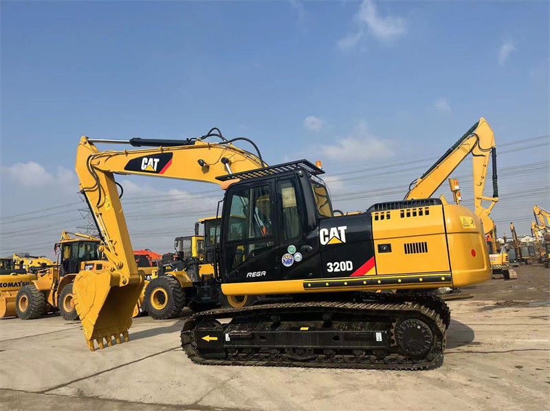 Excavadoras usadas CAT 320D Máquinas de mineração de segunda mão CAT 320D 320C 320DL Excavadoras