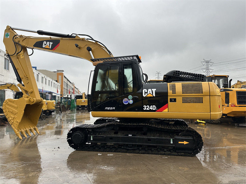 Excavadora usada CAT Crawler 324DL Excavadora usada Caterpillar 320D 32GC 324D Em excelente estado