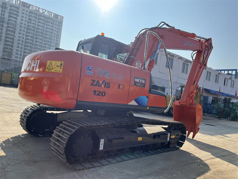 12 toneladas Excavadora usada Hitachi ZX120 Japão Origem Excavadora de mineração usada Hitachi Zx120
