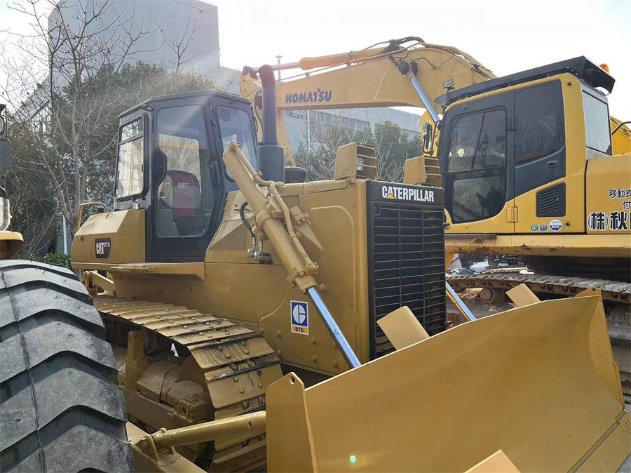 Cat Caterpillar D7G Tractor Crawler Bulldozer em bom estado com lâmina e raspador