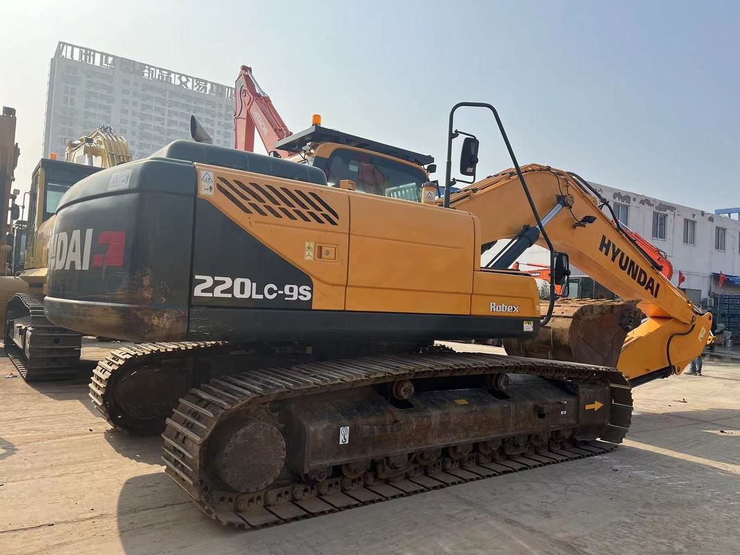 Excavadora Hyundai original usada 220LC-9S equipamento pesado 22 toneladas