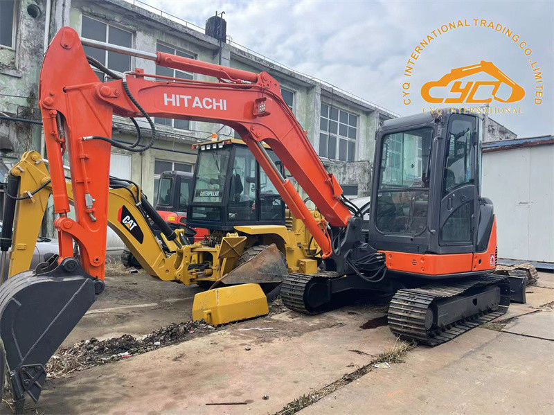 Usado Hitachi ZX60USB Mini Excavator Usado 6 Tonadas Hitachi ZX60 Crawler Excavator