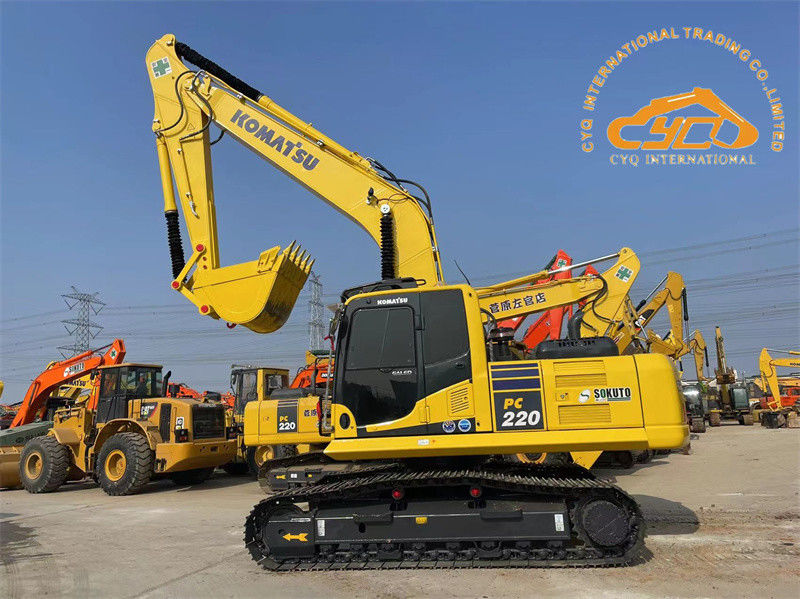 Excelente estado usado Japão Excavator Komatsu PC220-8 Excavator Crawler PC200 PC220
