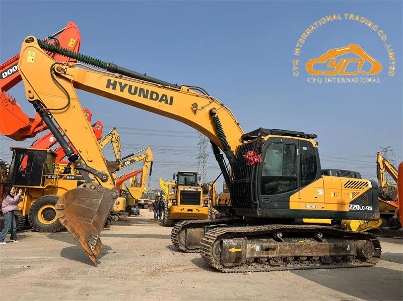 Pintura original Usada Hyundai 220LC-9S Excavatora 22 toneladas Usada Hyundai 220 Digger