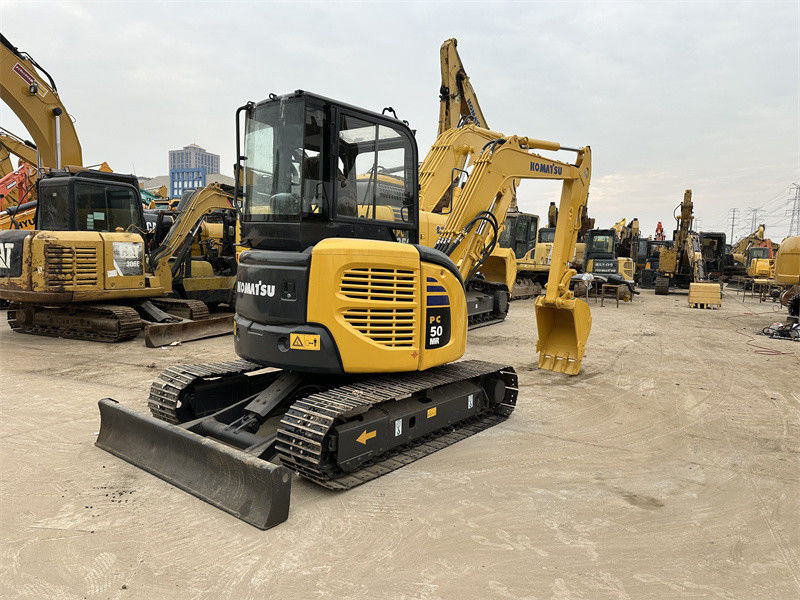 Excavadora mini usada Komatsu PC50MR-2 5 toneladas Excavadora japonesa usada Komatsu PC50