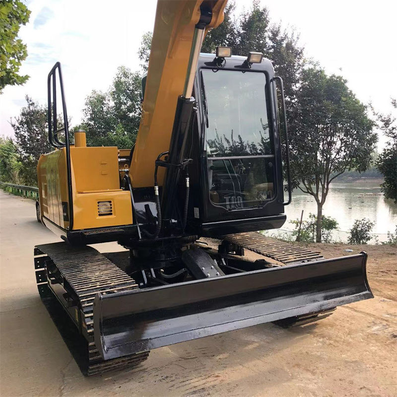 Marca chinesa SANY SY95C Excavadora hidráulica usada Peso 9 toneladas Nível 3 com lâmina