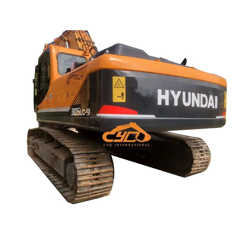 Capacidade do tanque de combustível de 255L cilindro hidráulico Excavador Hyundai usado em cor original