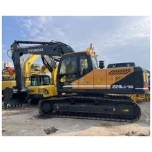 Capacidade do tanque de combustível 255L Excavadora Hyundai usada com válvula hidráulica original e velocidade de balanço de 10,2 rpm